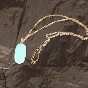 Elegant Gold and Turquoise Necklace